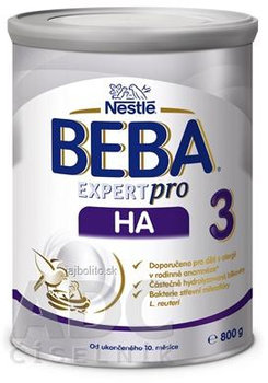 BEBA EXPERT pro HA  3,  mliečna výživa, 800 g